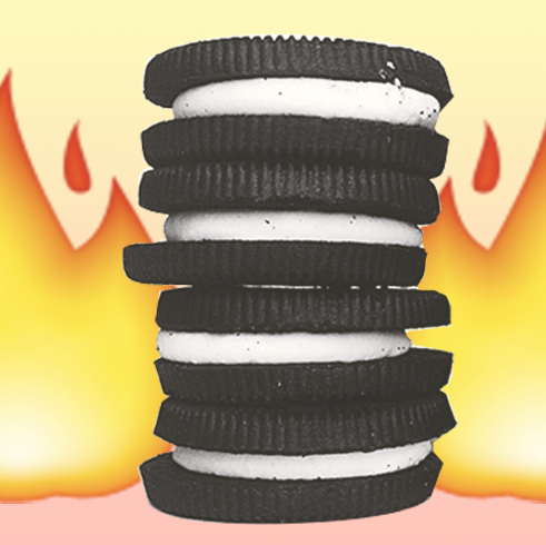 Tire, Oreo, Automotive tire, Cookies and crackers, Cookie, Text, Snack, Auto part, Automotive wheel system, Baked goods, 