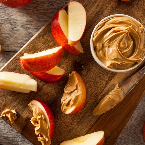 Organic Apples and Peanut Butter