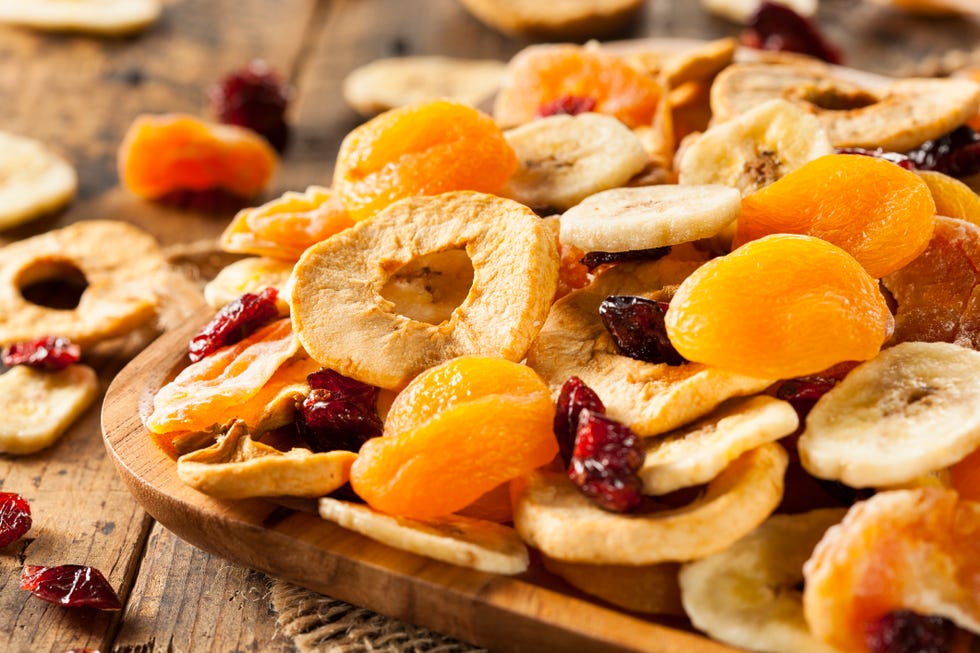 organic healthy assorted dried fruit