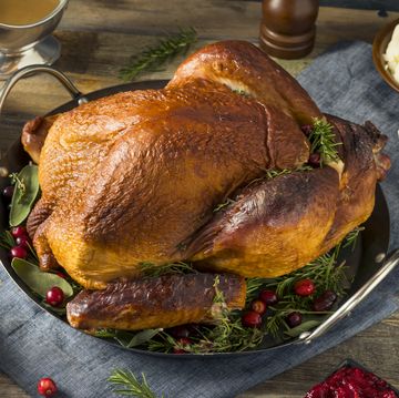 organic homemade smoked turkey dinner for thanksgiving