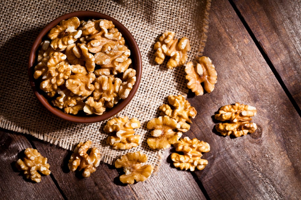 organic walnuts still life