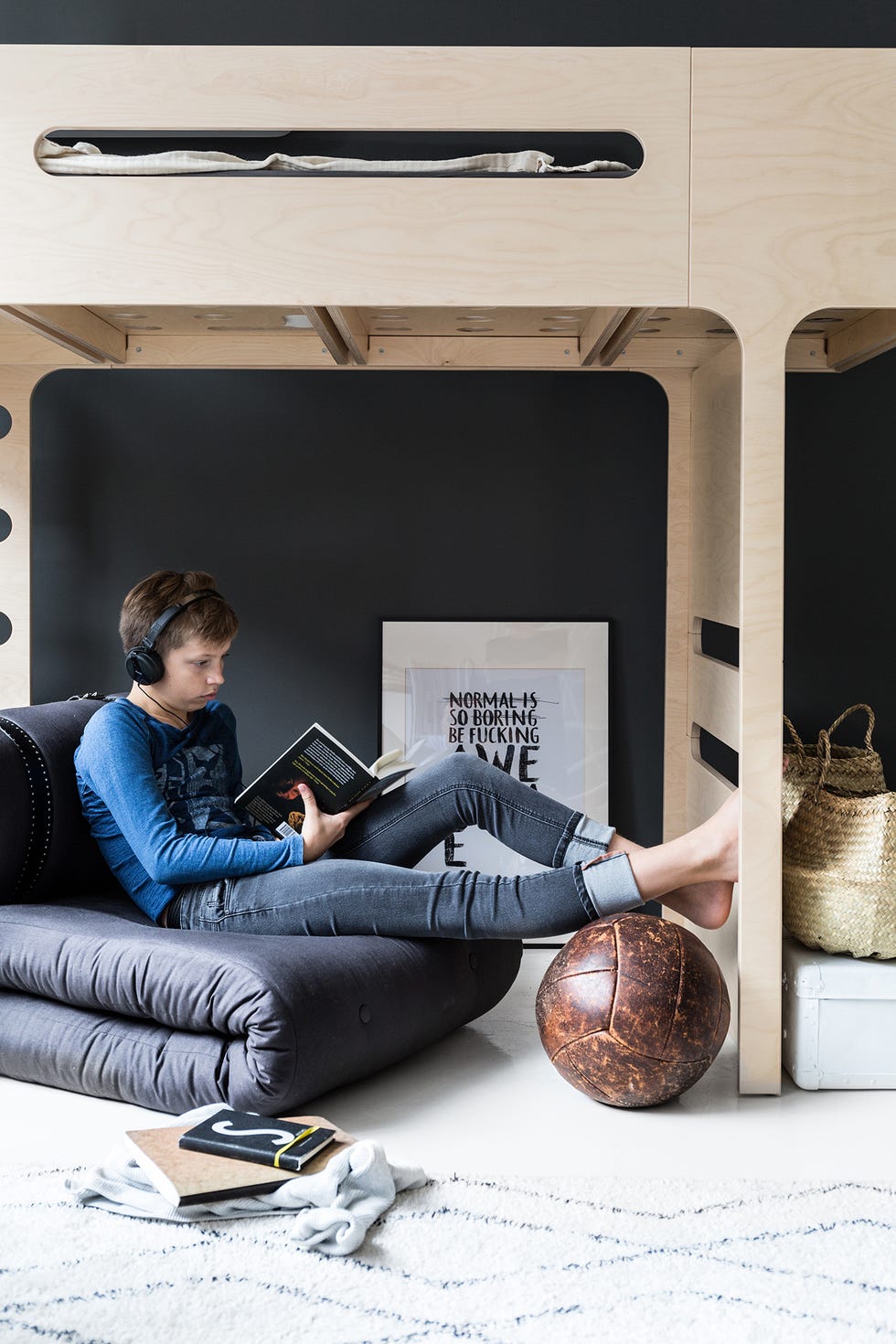 Organización en un dormitorio adolescente