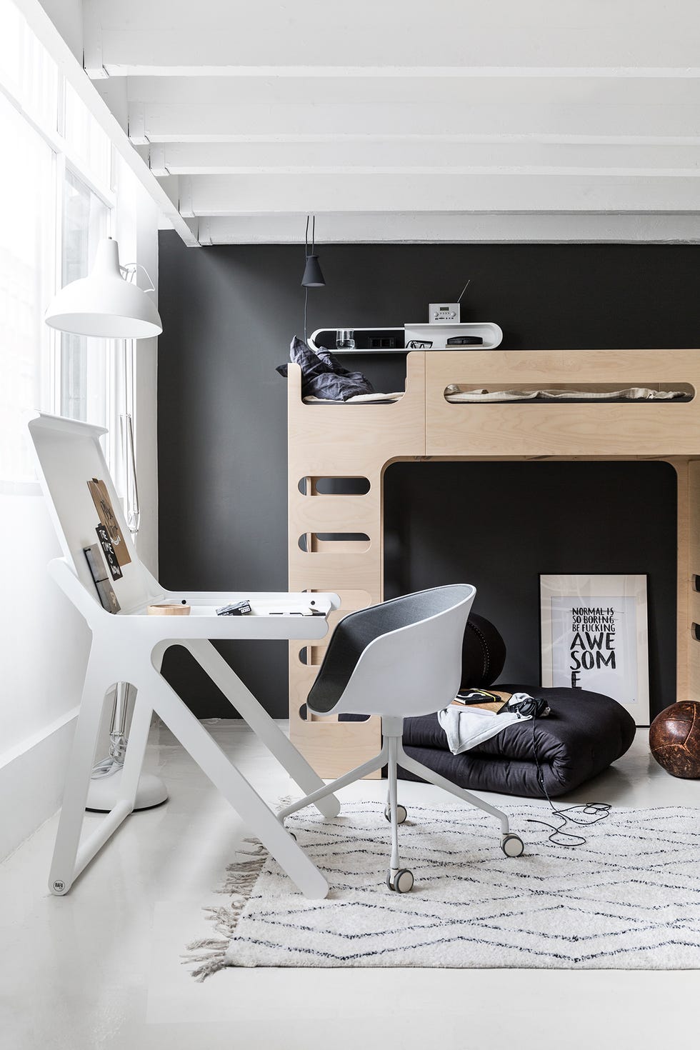 Organización en un dormitorio adolescente
