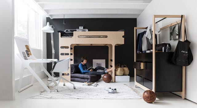 organización en un dormitorio adolescente