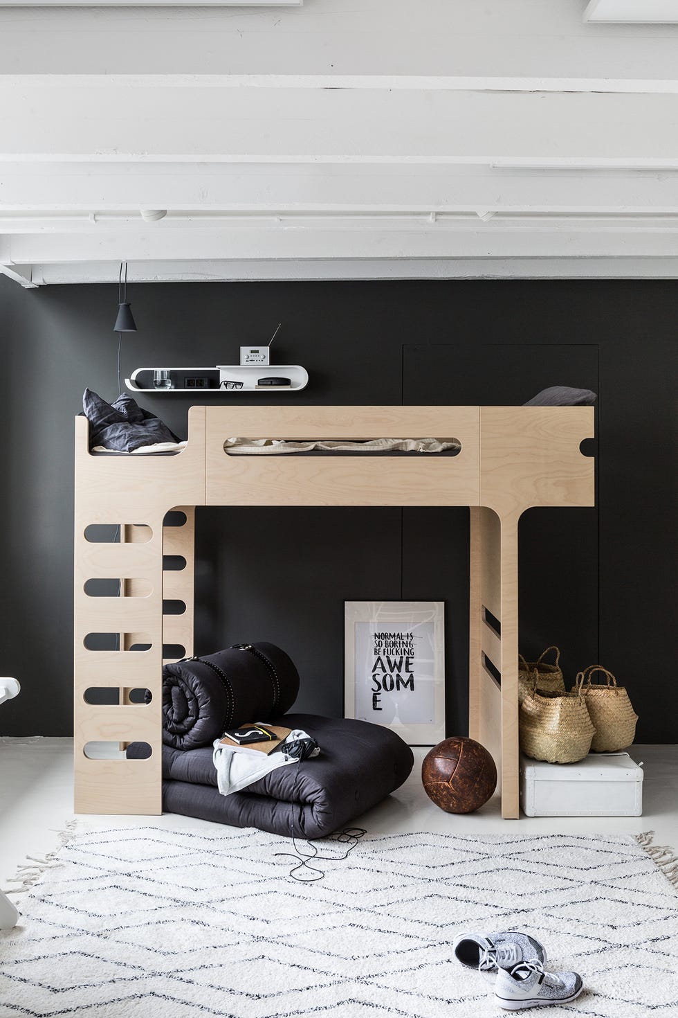 organización en un dormitorio adolescente