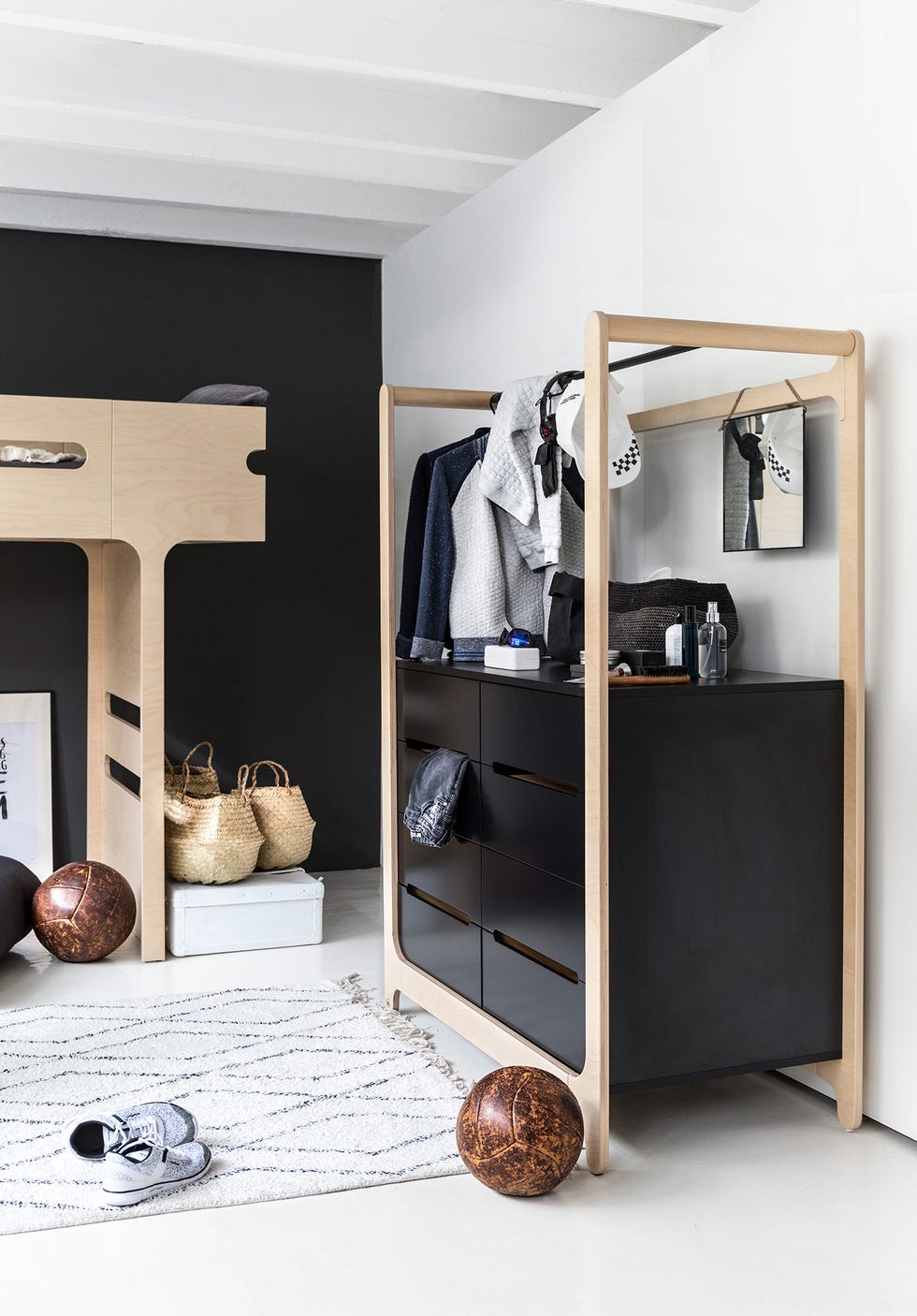 Organización en un dormitorio adolescente