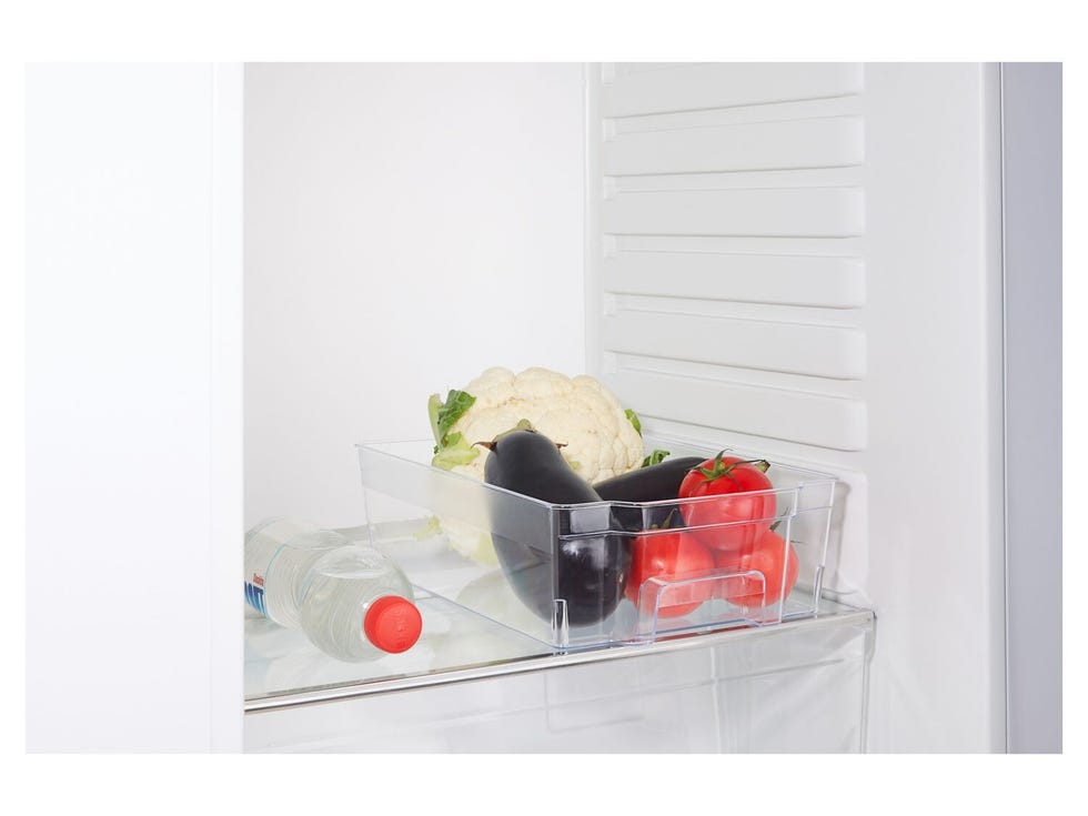 view of inside of refrigerator with healthy food