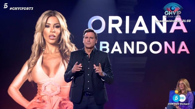 oriana abandona explicacion
