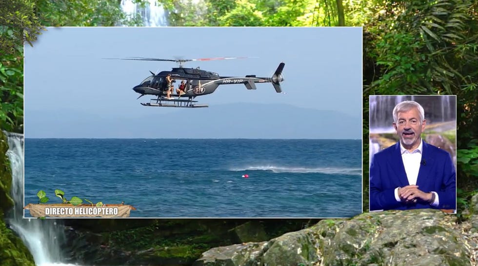 oriana marzoli en su salto del helicóptero de supervivientes 2023