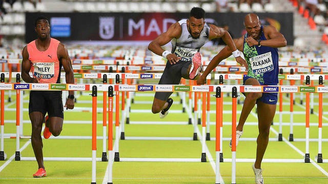 Athletics, Running, Sports, Athlete, Hurdling, Track and field athletics, 110 metres hurdles, Individual sports, Recreation, 100 metres hurdles, 