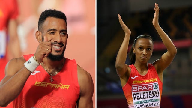 orlando ortega izquierda y ana peleteiro