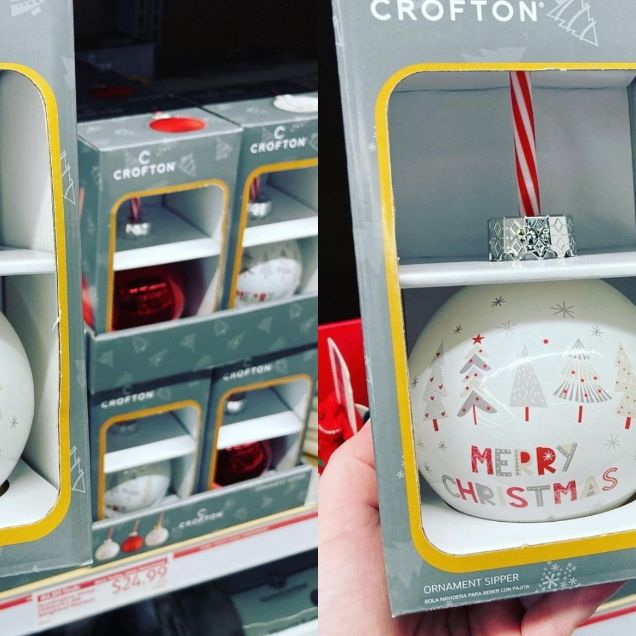 Aldi Is Selling Ornament Sippers That'll Add Cheer To Your Year