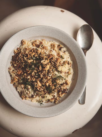 orzo met geroosterde bloemkool