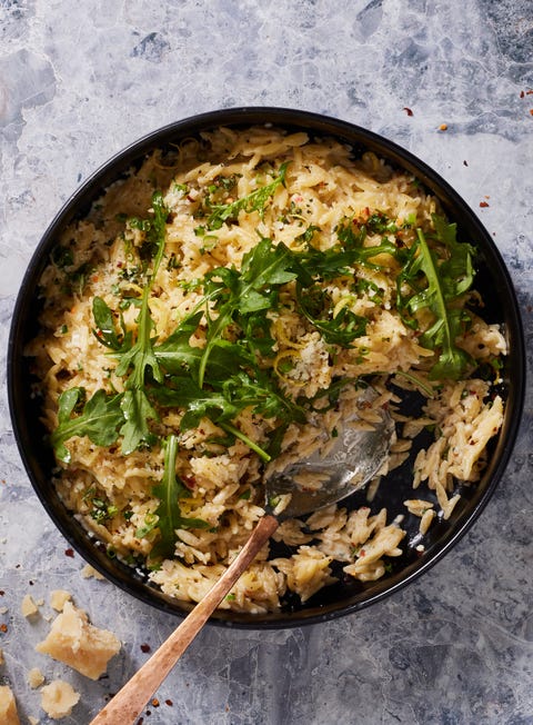 orzo pasta with arugula