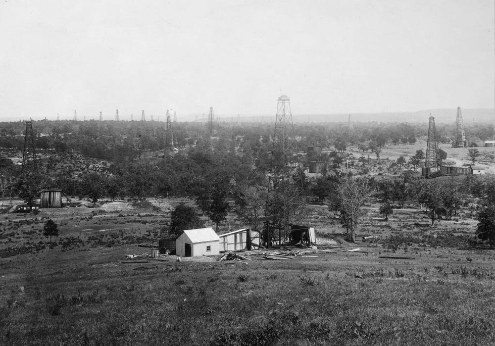 oil and gasoline fields of oklahoma osage hominy ca 1918 1919