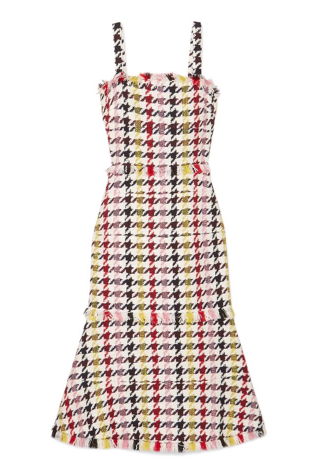 Clothing, Day dress, Dress, Yellow, Pattern, Cocktail dress, One-piece garment, Pattern, Textile, A-line, 