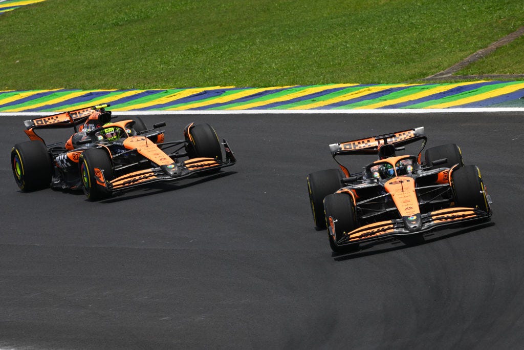 McLaren gives Lando Norris sprint victory in Brazil