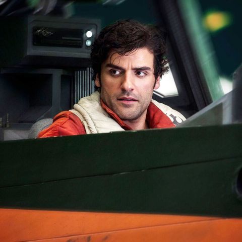 Oscar Isaac as Poe Dameron in "Star Wars"