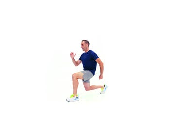  *** local caption *** entrenador del mes / fundador de coentrena / entrenamiento / rutina para corredores / excéntricos y glúteos / zancadas estáticasrunner's world 237 01/01/2025 p70