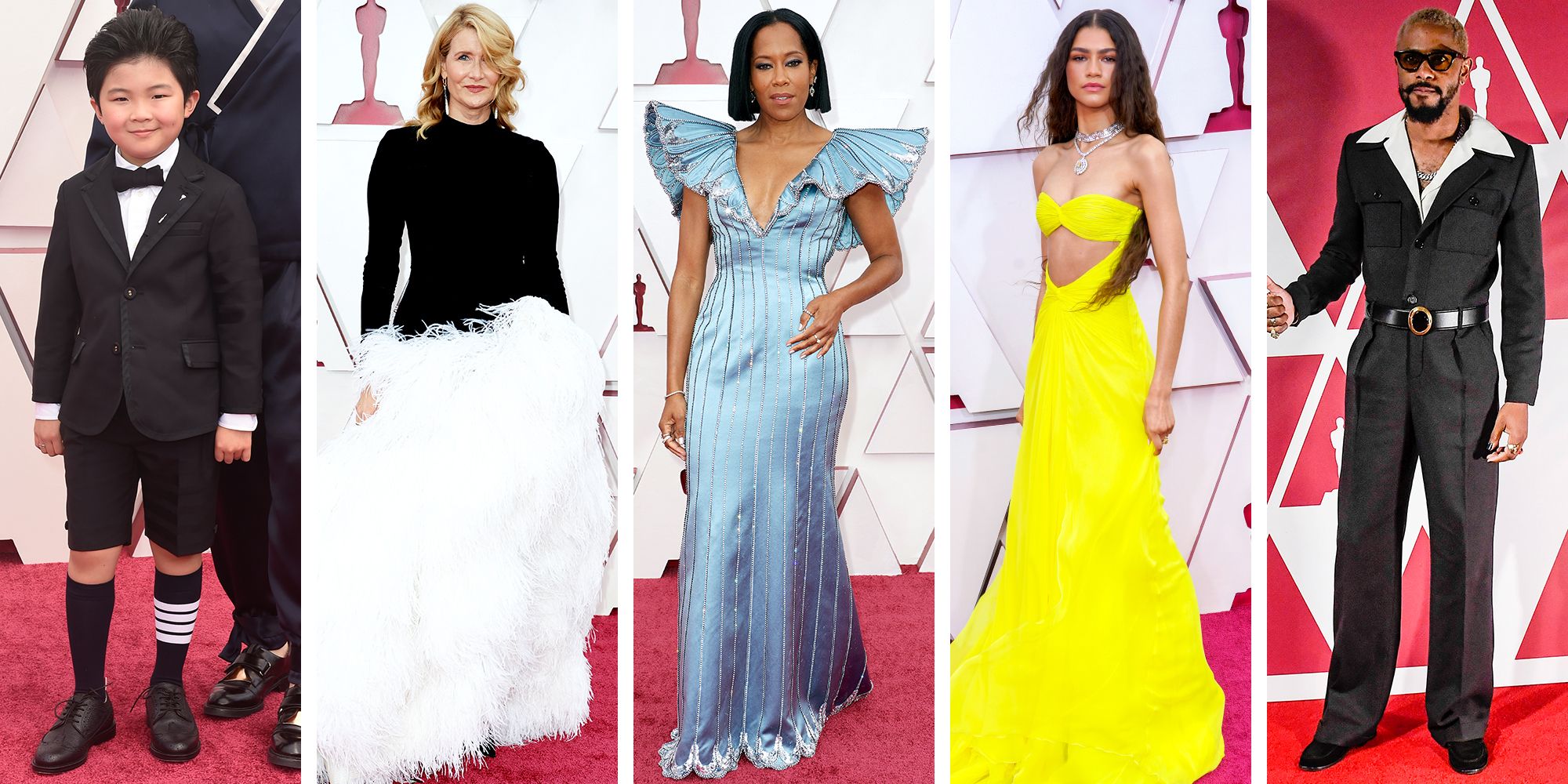 Best Dressed Oscars Celebrities 2021
