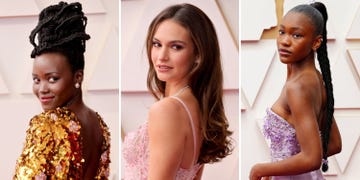 best hair and makeup looks 2022 oscars red carpet