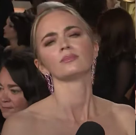 Watch Emily Blunt Crash the Rock’s Oscars Interview After He Called Her Out On the Air