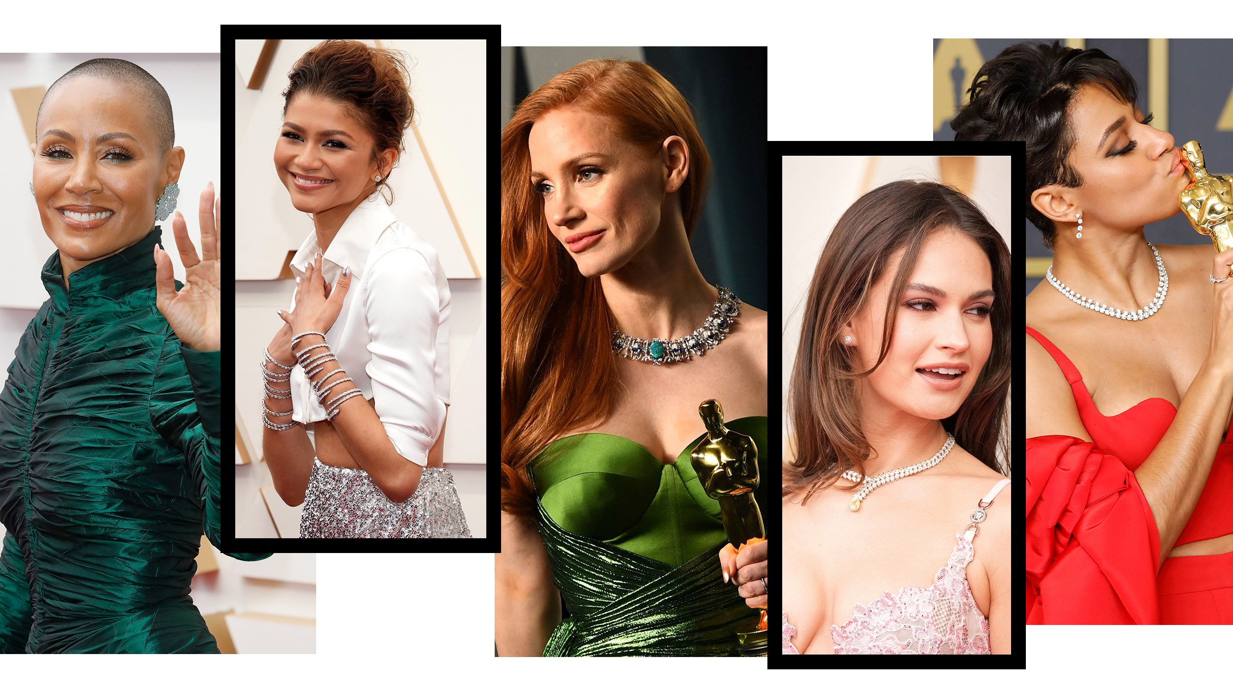 The Most Colorful Jewels Ever Worn at the Oscars