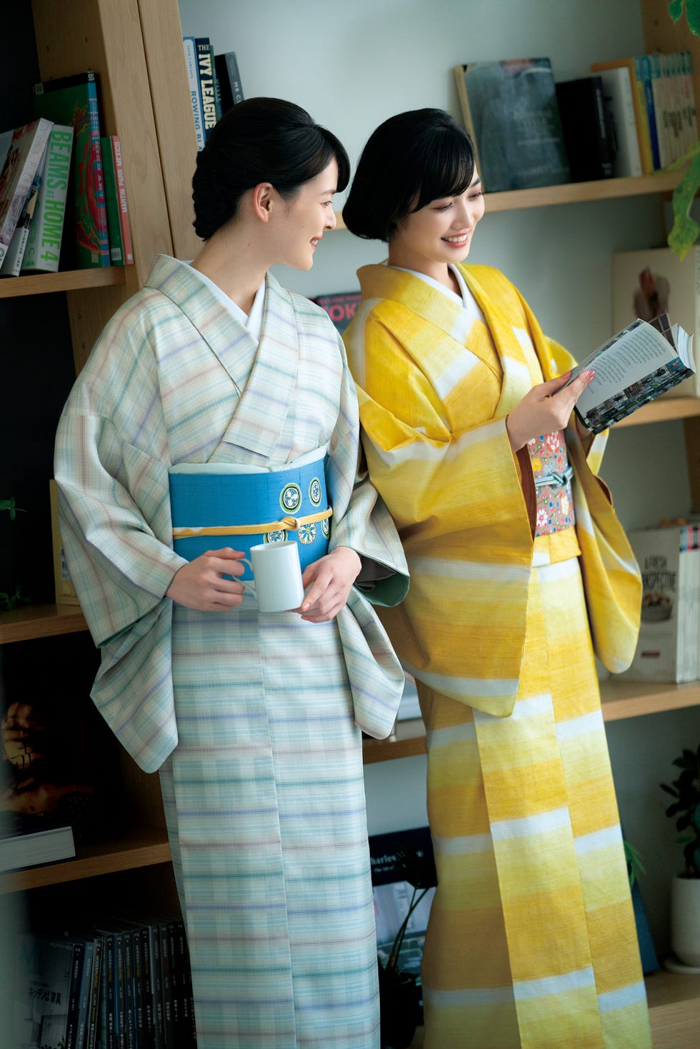 ビジネスシーンに合う「お仕事着物」紬と織物のコーデ術