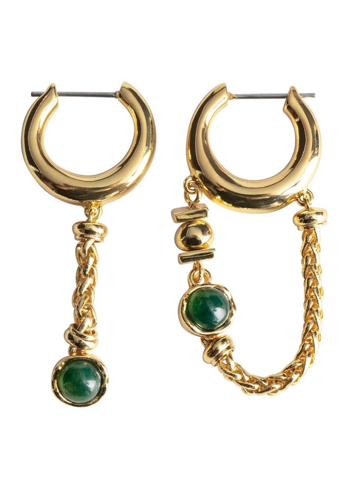 Earrings, Jewellery, Fashion accessory, Body jewelry, Emerald, Gemstone, Brass, Jewelry making, Turquoise, Ear, 
