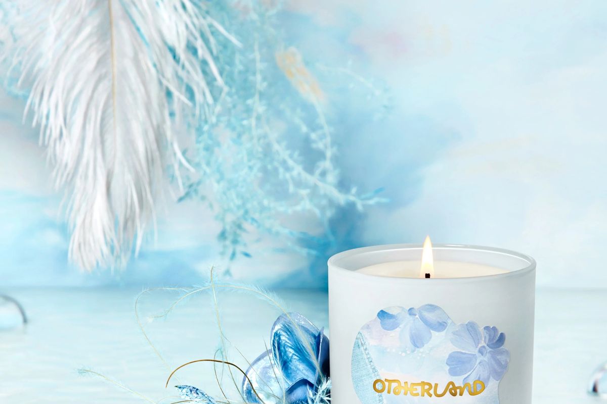 otherland blue jean baby candle