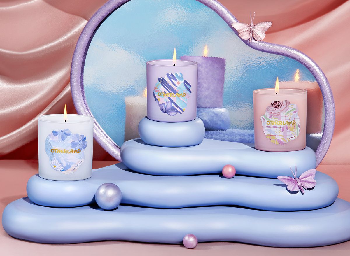 otherland carefree 90s candle collection