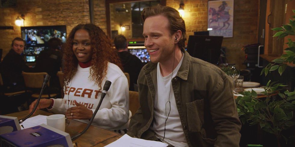 oti mabuse, olly murs, ant und dec's saturday night takeaway get out of my ear Cameo-Auftritt