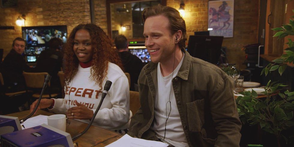 oti mabuse, olly murs, ant und dec's saturday night takeaway get out of my ear Cameo-Auftritt