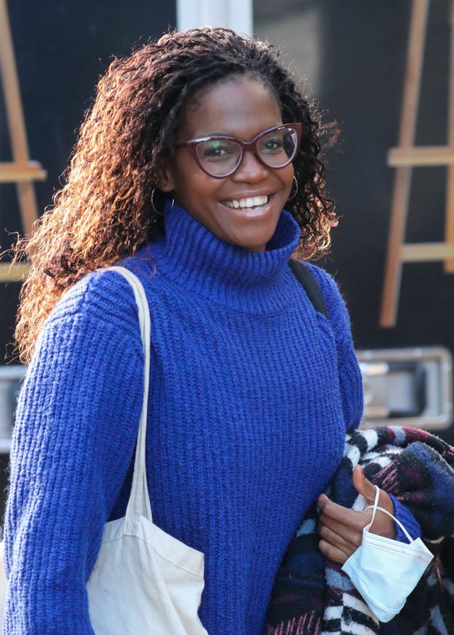 oti mabuse instagram reel snow day excitement dog husband