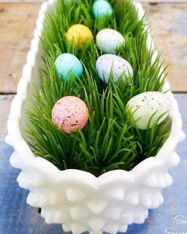 outdoor easter decorations flower box