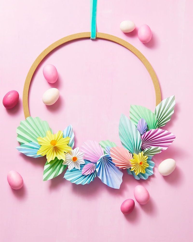 outdoor easter decorations wreath