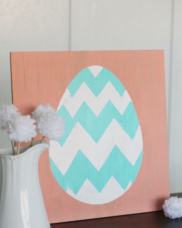 outdoor easter decoration sign