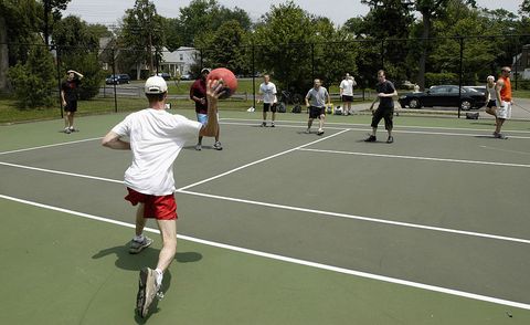 outdoor games for adults - dodgeball
