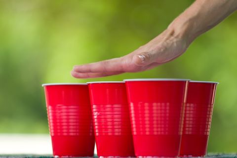outdoor games for adults - flip cup