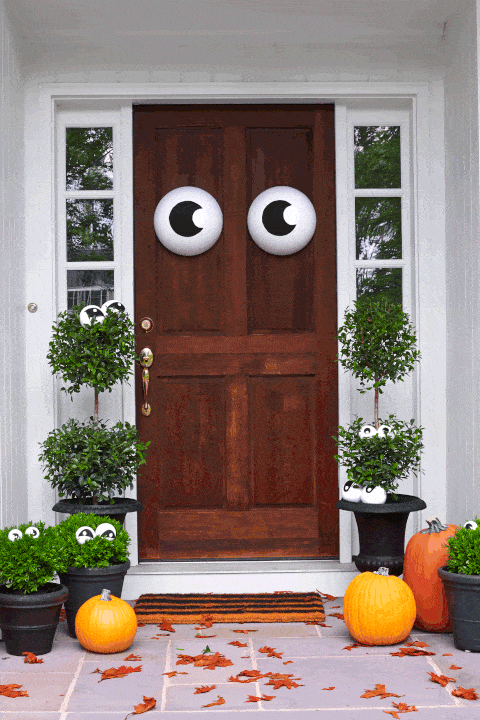 outdoor halloween decorations eyes 
