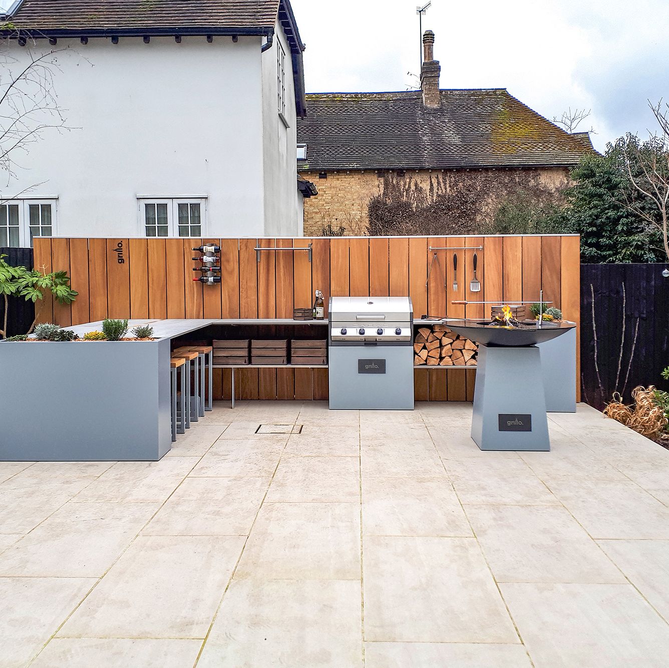 simple outdoor kitchen design ideas