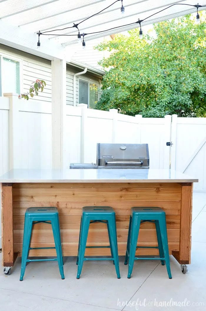 cocina exterior movible
