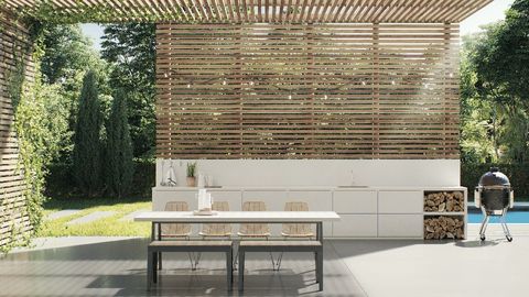 outdoor kitchen ideas modern