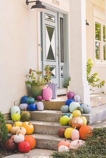 outdoor pumpkin decorations