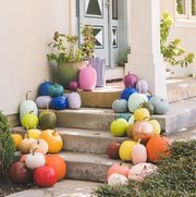 outdoor pumpkin decorations