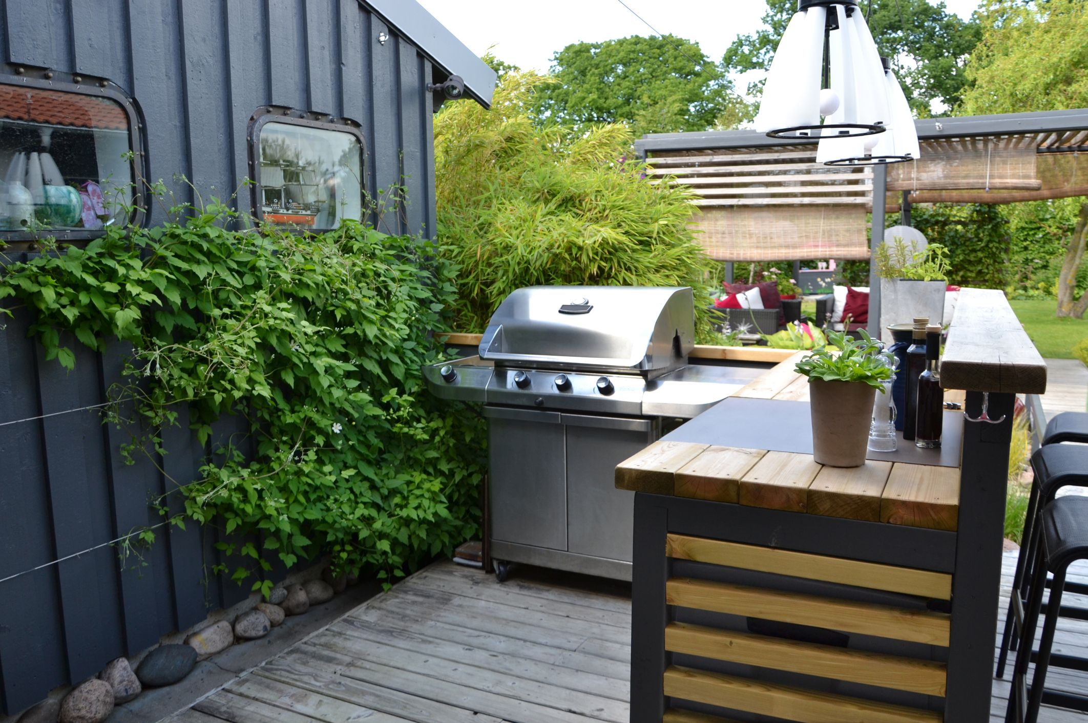 simple outdoor kitchen design ideas
