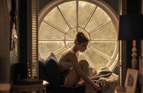 girl by window