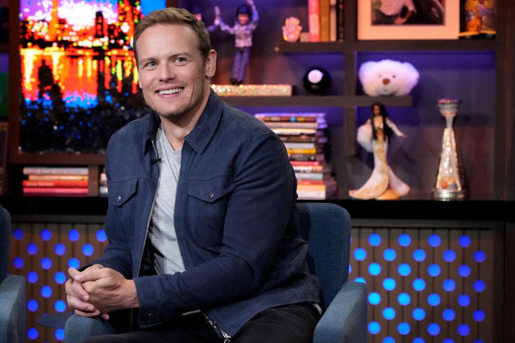 'outlander' sam heughan on watch what happens live with andy cohen
