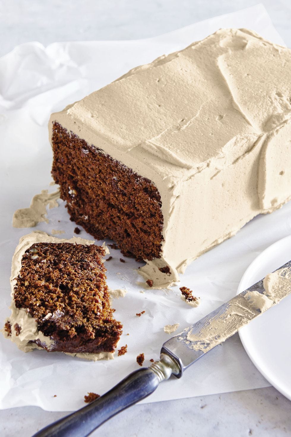 outlaw carrot cake with brown sugar butter cream