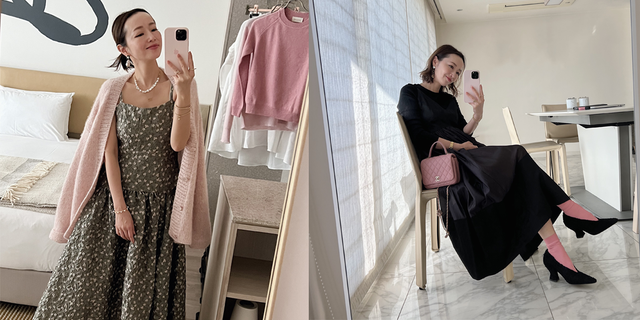 翁 安芸さんのLife with Style】ピンクとモノトーンにときめく冬